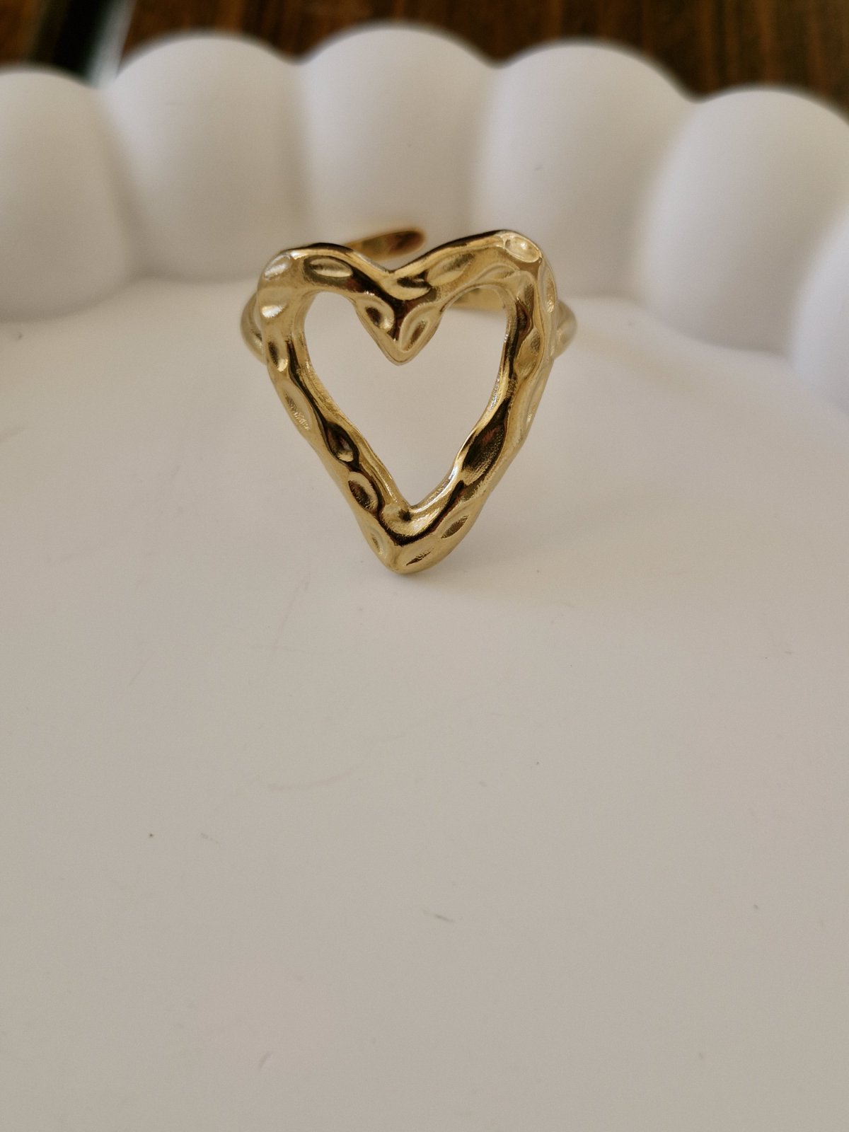 Ατσάλινο δαχτυλίδι Καρδιά