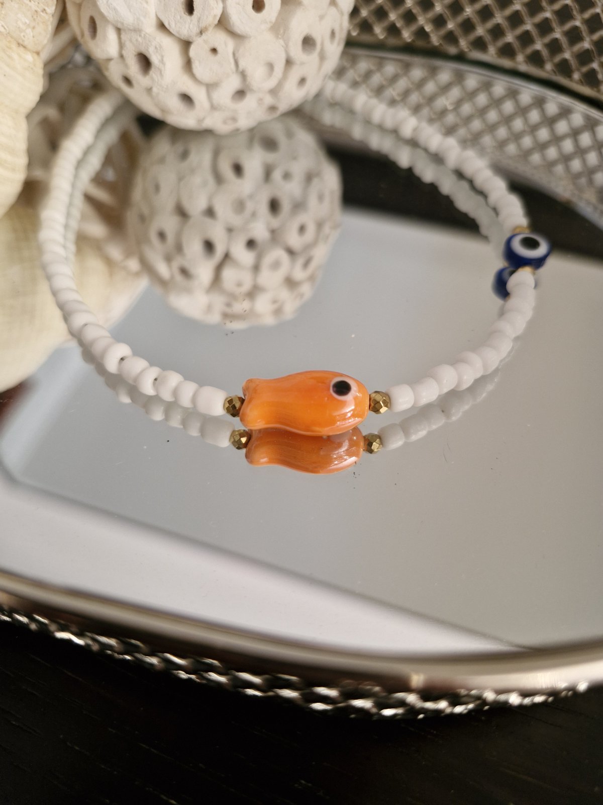 Ατσάλινο κολιέ ψαράκι