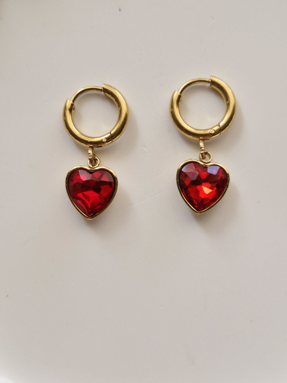 Ατσάλινα σκουλαρίκια ζιργκόν