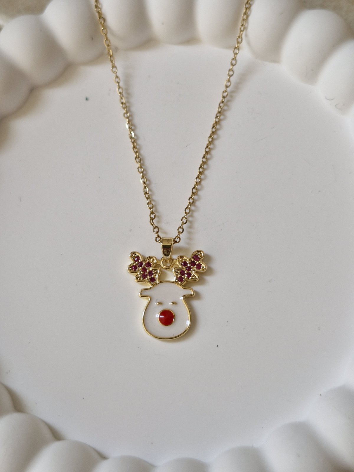 Ατσάλινο κολιέ τάρανδος