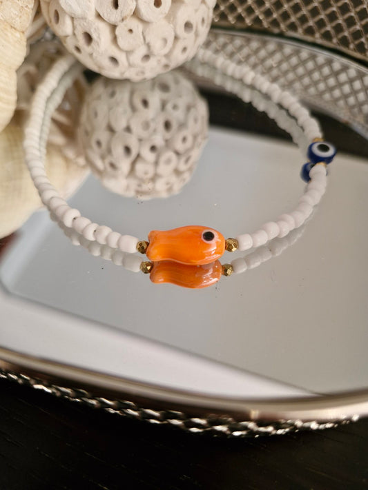 Ατσάλινο κολιέ ψαράκι