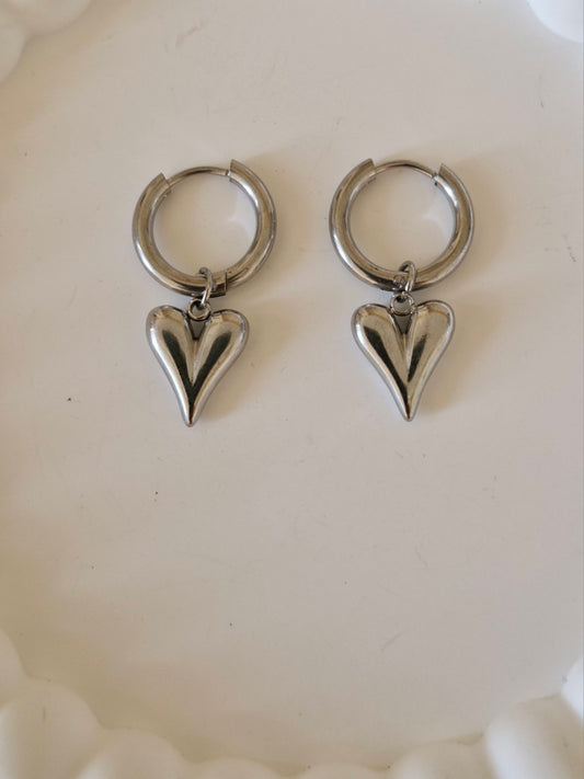 Ατσάλινα κρικάκια Καρδιά