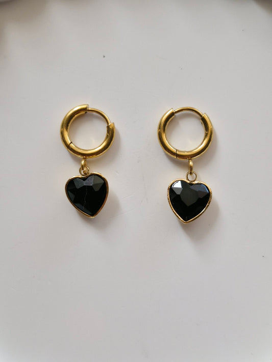 Ατσάλινα σκουλαρίκια ζιργκόν