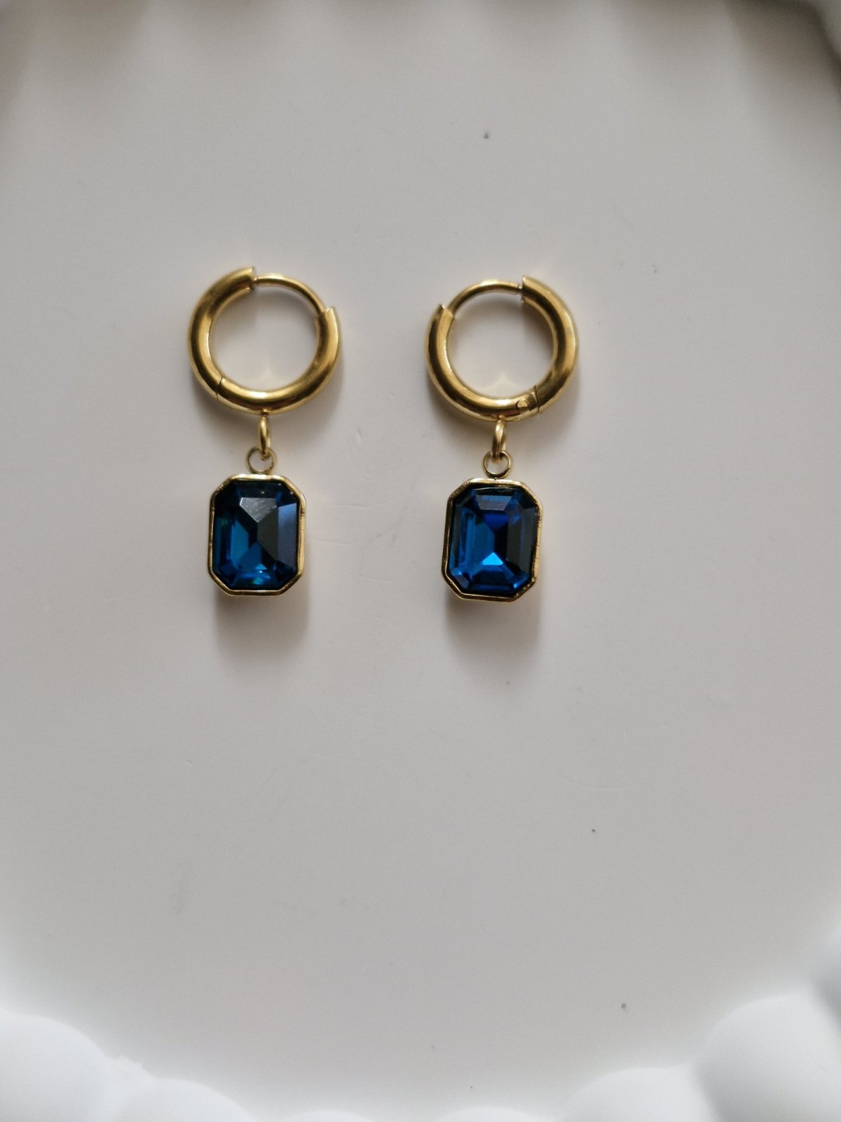 Ατσάλινα σκουλαρίκια ζιργκόν