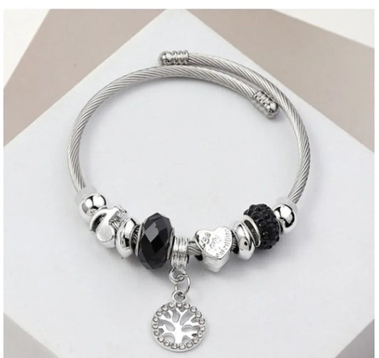 Ατσάλινο βραχιόλι Δέντρο της ζωής